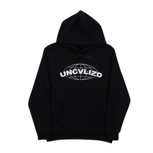 Globe Hoodie - Black size Large